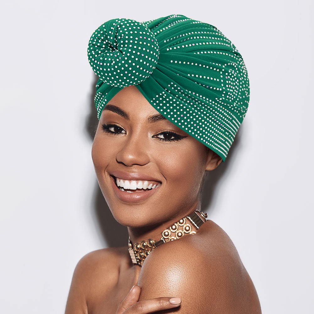 Bling Studded Turban Hat - Especially Yours