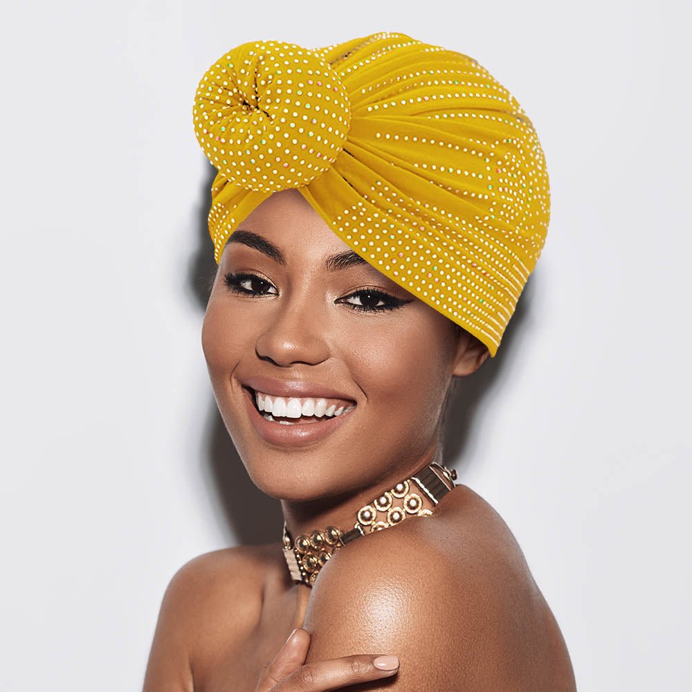 Bling Studded Turban Hat - Especially Yours