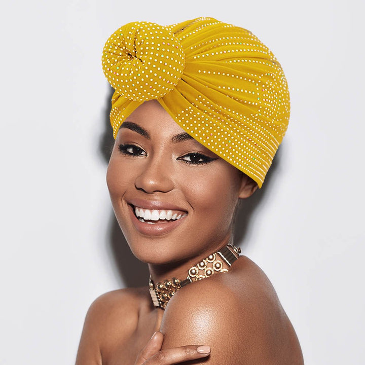 Bling Studded Turban Hat - Especially Yours