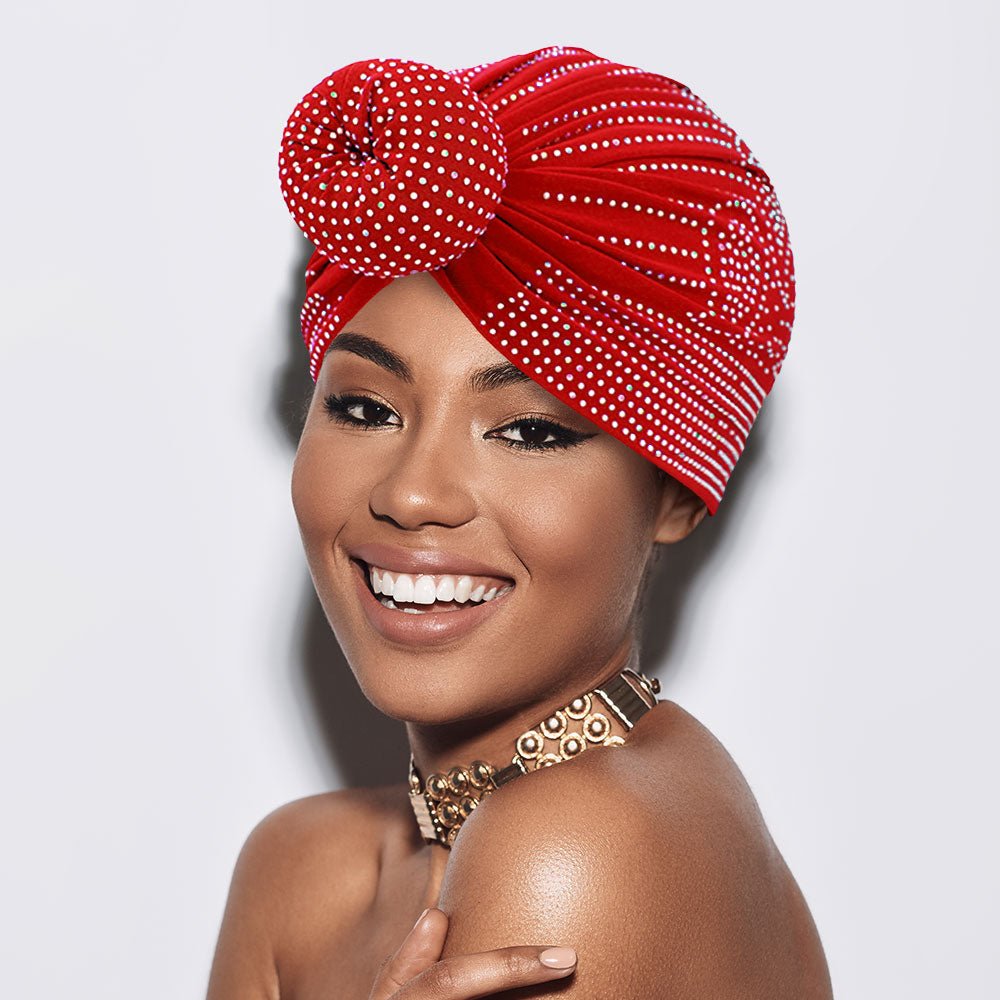 Bling Studded Turban Hat - Especially Yours