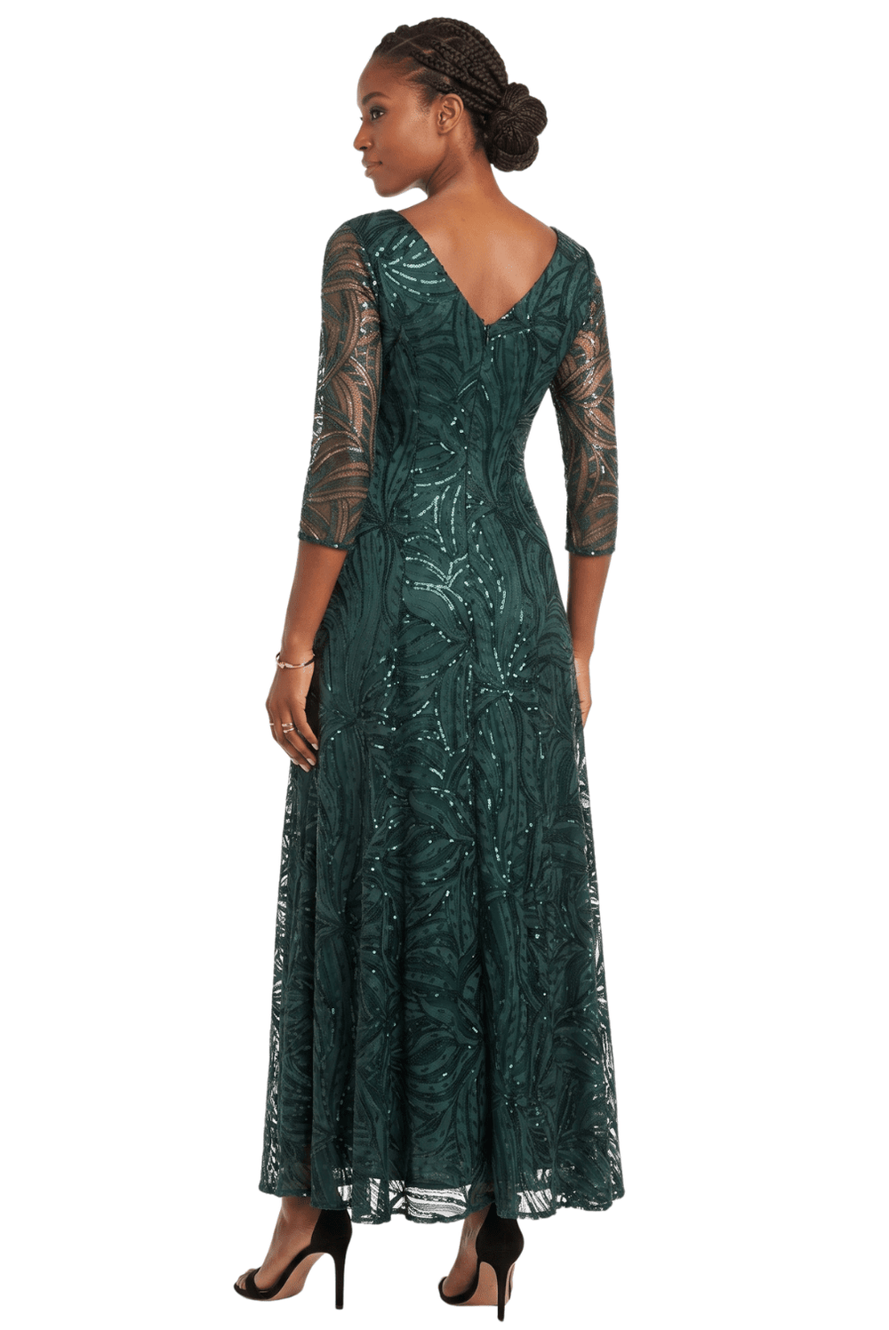 Evening Dress w/ See-thru Sleeves - Especially Yours