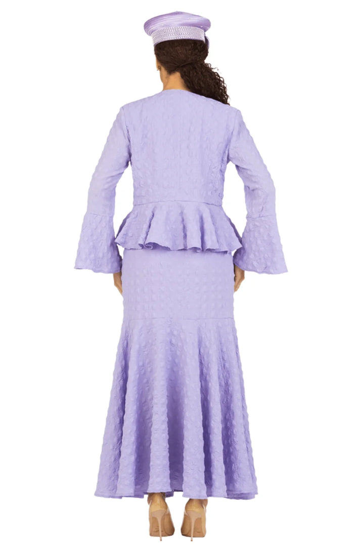 3pc Popcorn Peplum Jkt, Cami, Maxi Skirt Set