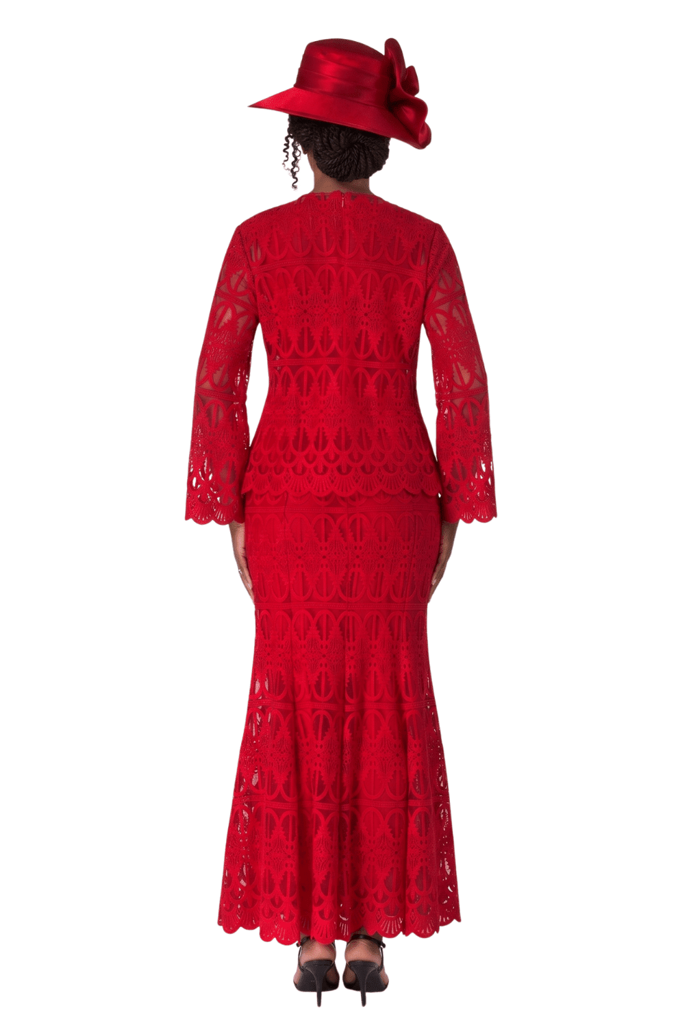 3pc Lux Lace Skirt Suit w/ Scallop Hems - Especially Yours