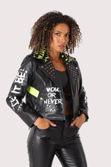 BLACK/LIME