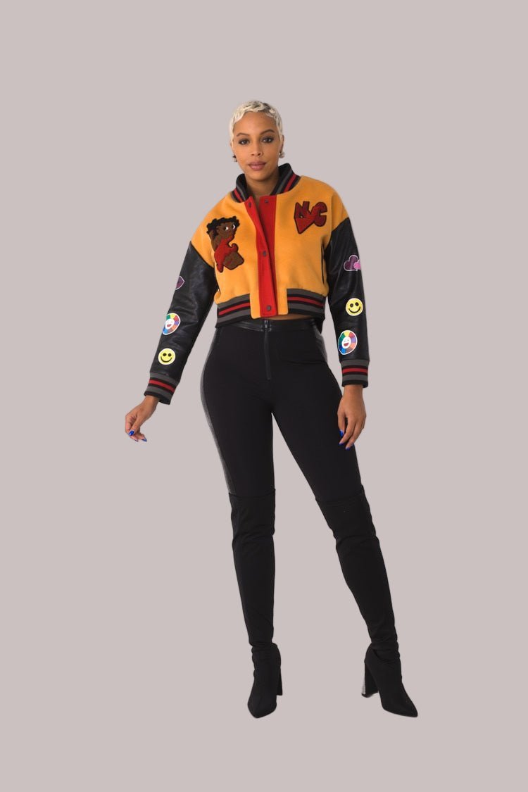 Betty Boop Varsity Crop Jacket - 82236 - Especially Yours