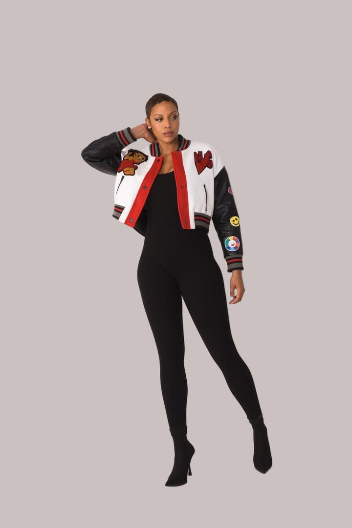 Betty Boop Varsity Crop Jacket - 82236 - Especially Yours