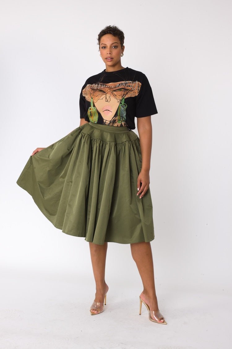Full Circle Taffeta Skirt - 82650 - Especially Yours