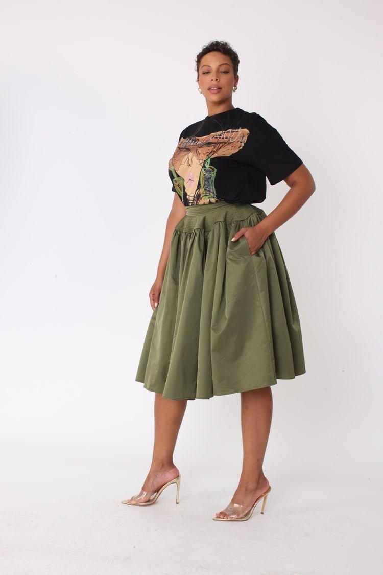 Full Circle Taffeta Skirt - 82650 - Especially Yours