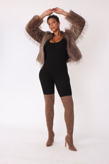 BEIGE/BLACK