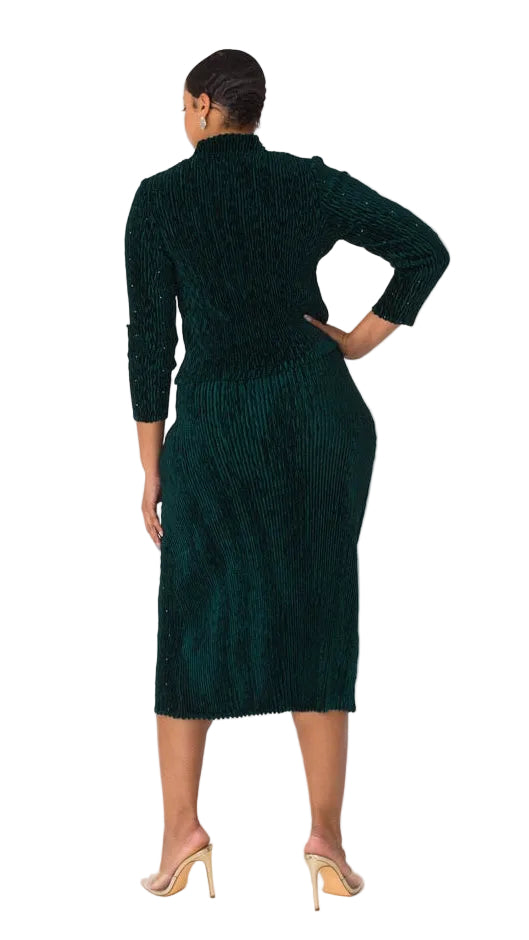 Velvet Midi Skirt Set | 82767