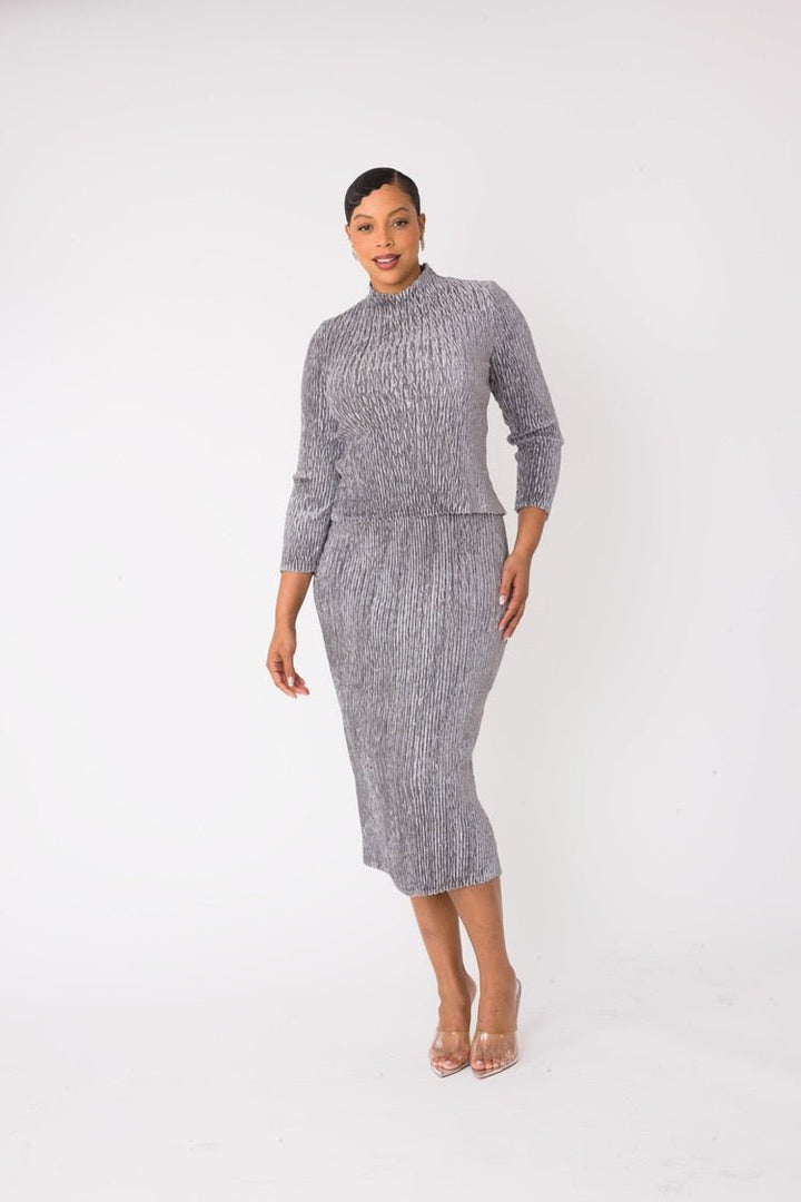 Velvet Midi Skirt Set | 82767 - Especially Yours