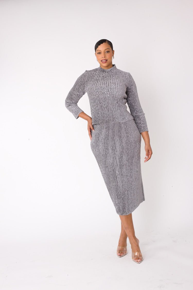 Velvet Midi Skirt Set | 82767 - Especially Yours