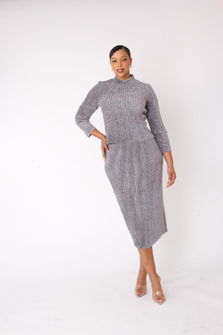 Velvet Midi Skirt Set | 82767 - Especially Yours