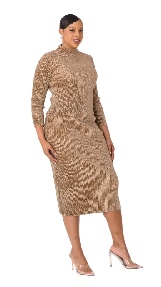 Velvet Midi Skirt Set | 82767