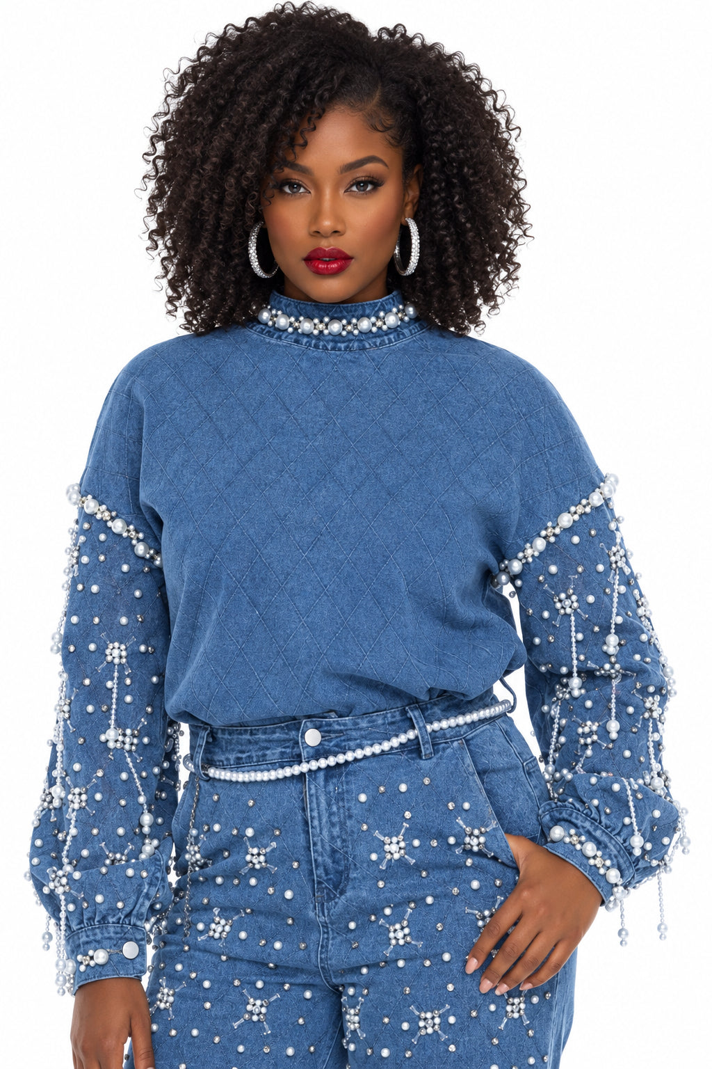Donna Vinci Jeans, Style 8522-J - Denim Top