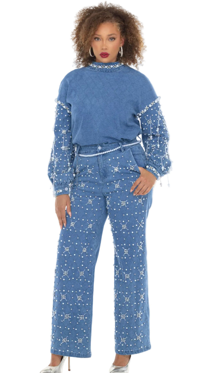 Donna Vinci Jeans, Style 8522-P - Denim Pant