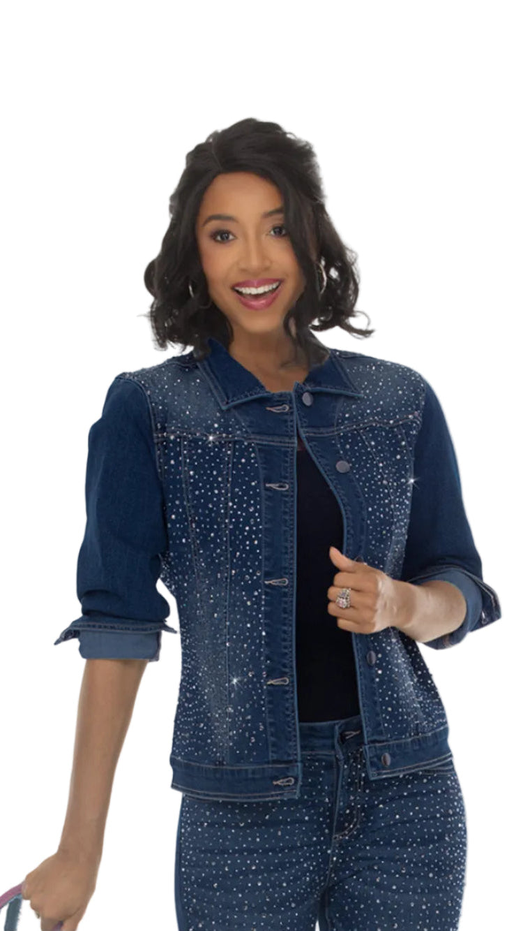 Donna Vinci Jeans, Style 8524-J - Denim Jacket