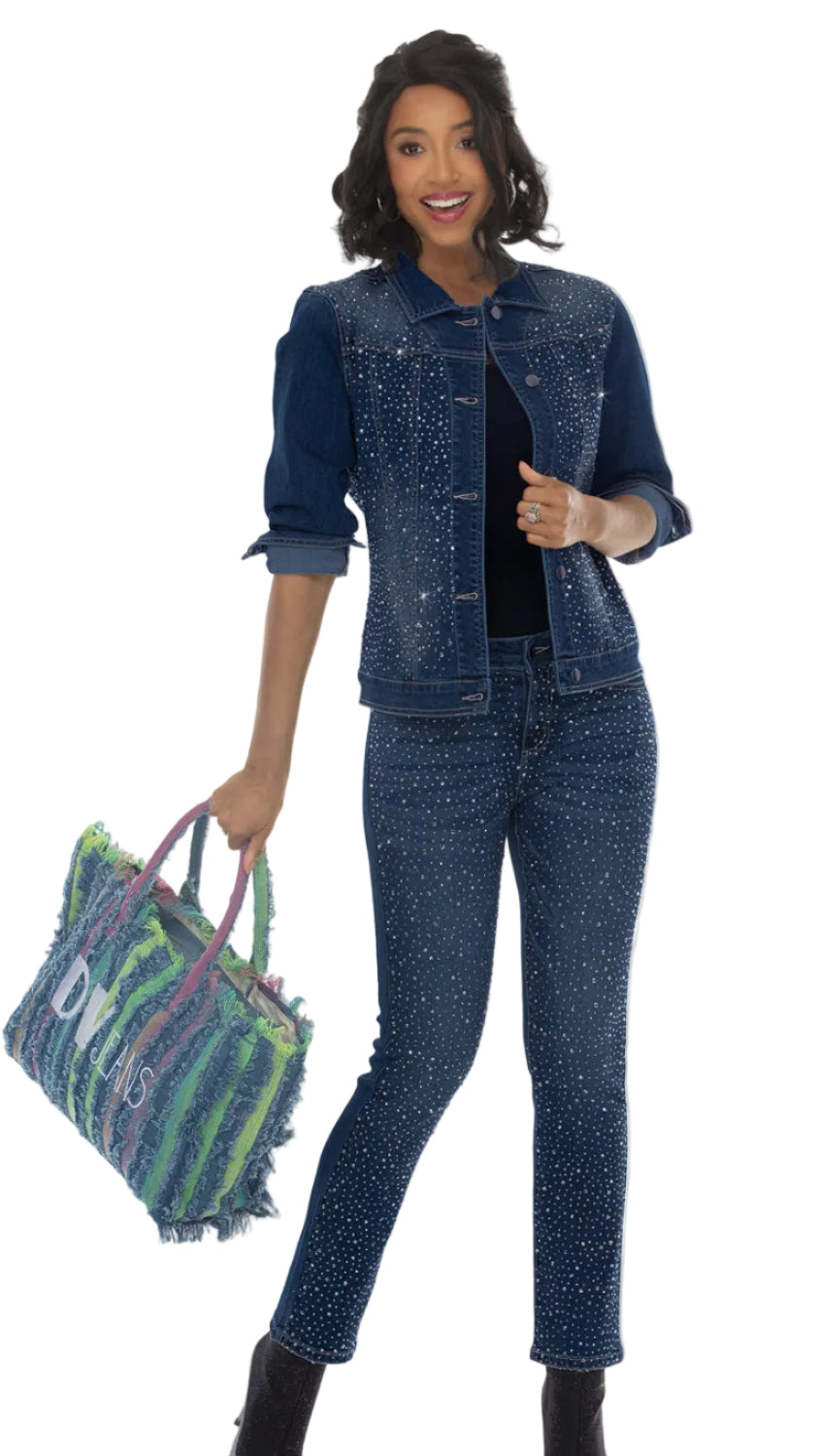 Donna Vinci Jeans, Style 8524-J - Denim Jacket
