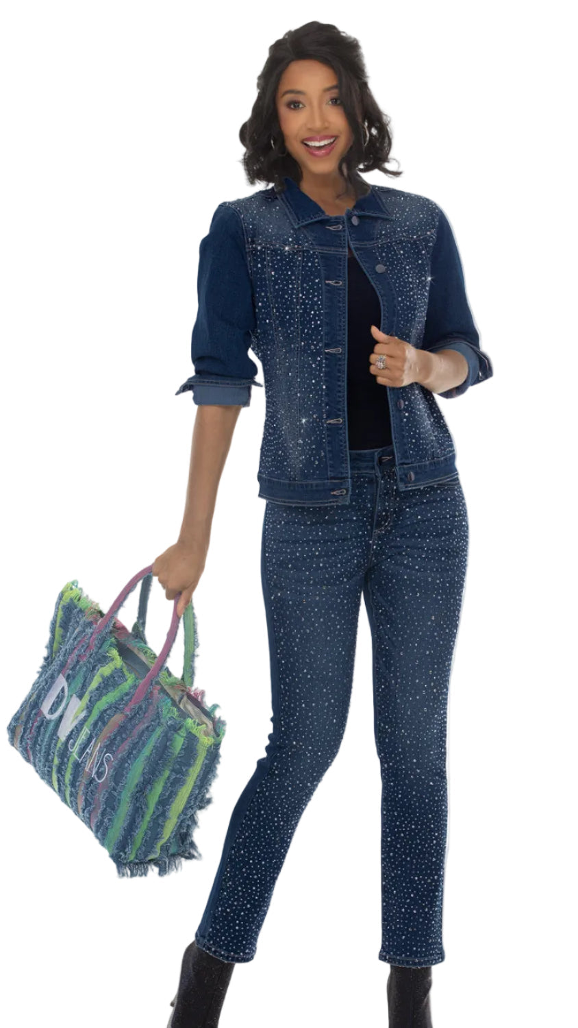 Donna Vinci Jeans, Style 8524-P - Denim Pant