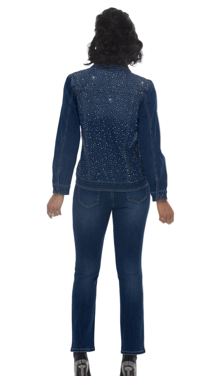Donna Vinci Jeans, Style 8524-J - Denim Jacket
