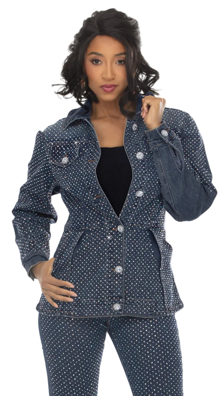 Donna Vinci Jeans, Style 8525-J - Denim Jacket