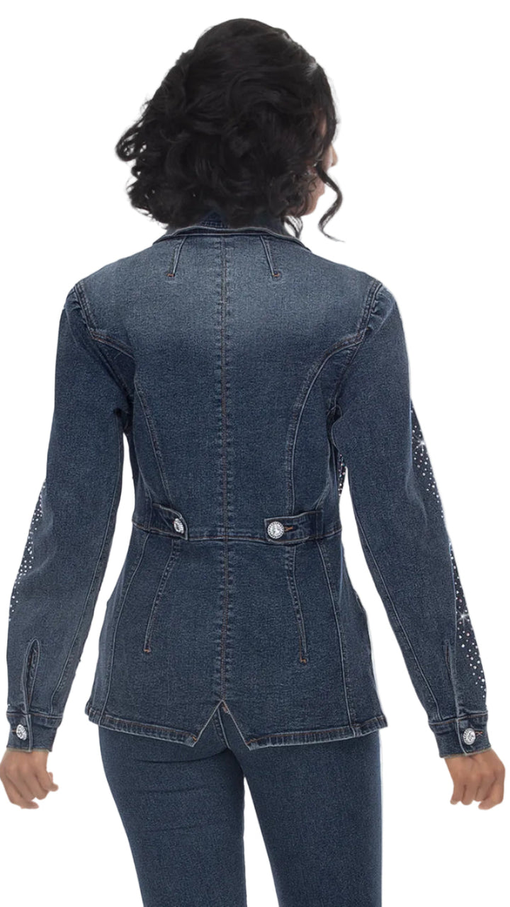 Donna Vinci Jeans, Style 8525-J - Denim Jacket