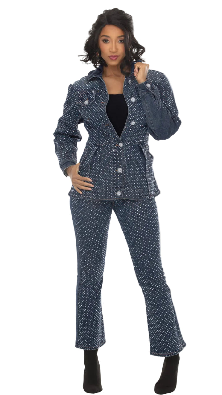 Donna Vinci Jeans, Style 8525-J - Denim Jacket