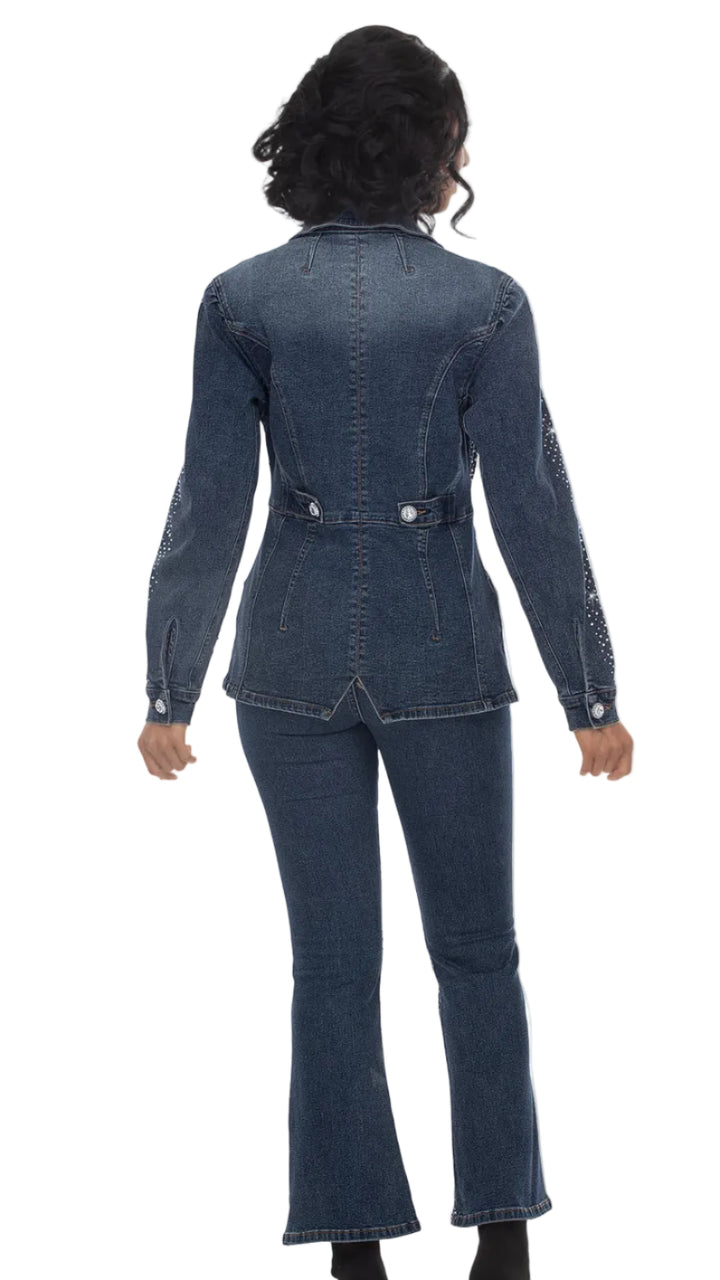 Donna Vinci Jeans, Style 8525-J - Denim Jacket
