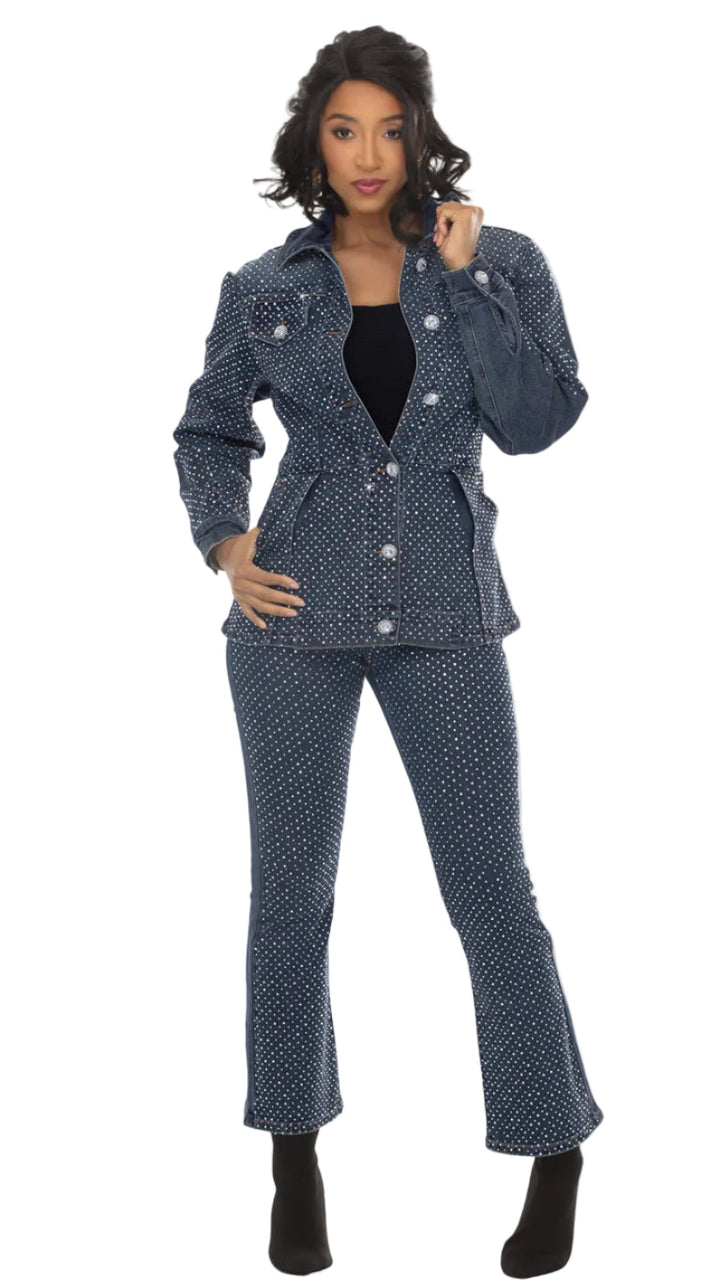 Donna Vinci Jeans, Style 8525-J - Denim Jacket