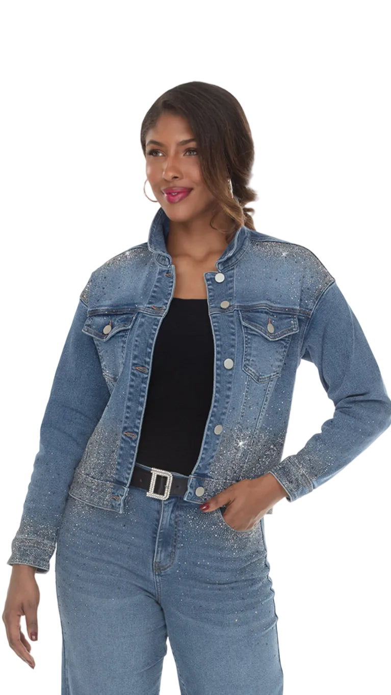Donna Vinci Jeans, Style 8526-J - Denim Jacket