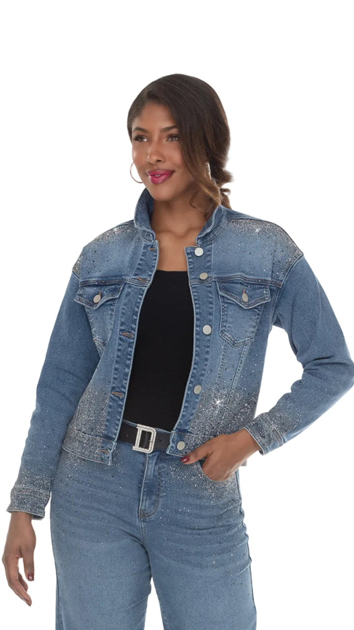 Donna Vinci Jeans, Style 8526-J - Denim Jacket