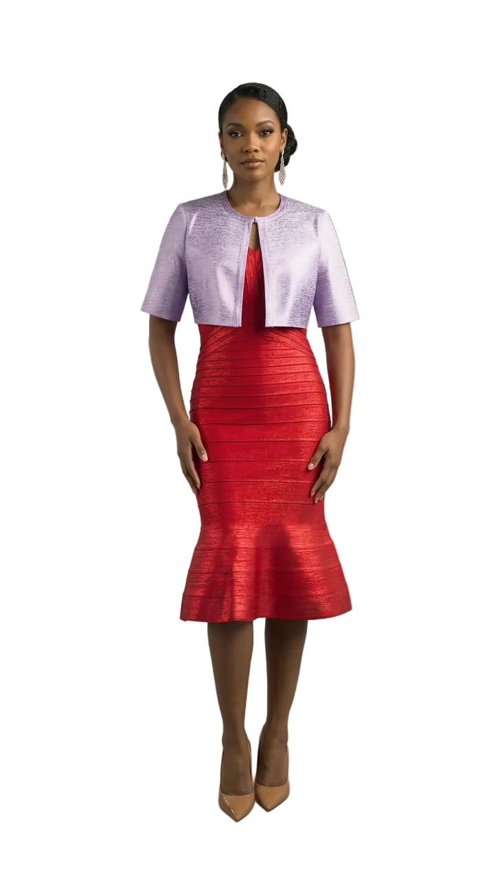 2-Piece Short Sleeve Short Dress 886