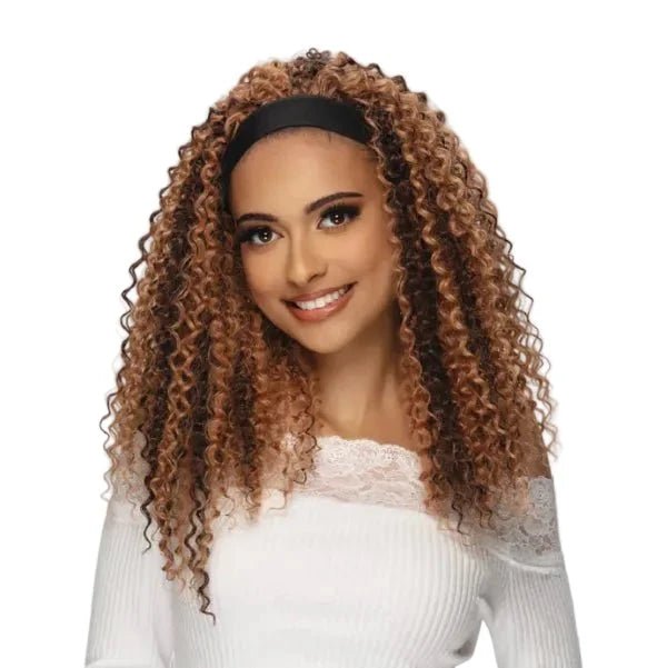 16” WATER CURL HEAD BAND WIG By Amore Mio - Especially Yours
