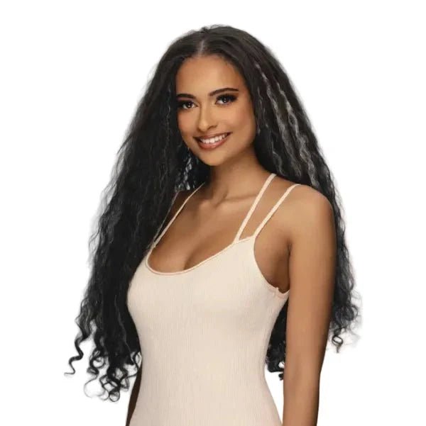 26” LOOSE BURMESE CURLY V-PART WIG By Amore Mio - Especially Yours