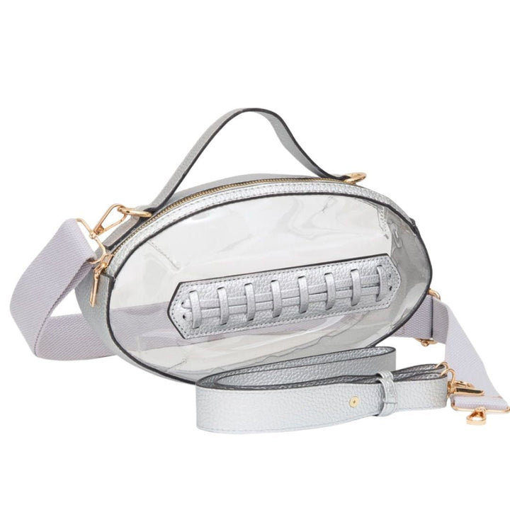 Football Shaped Transparent Crossbody Bag - Especially Yours