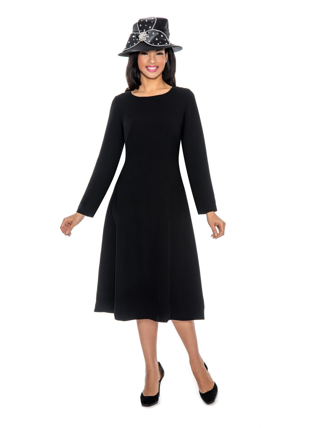 1pc Paneled A-line Simple Dress - Plus Size - Especially Yours