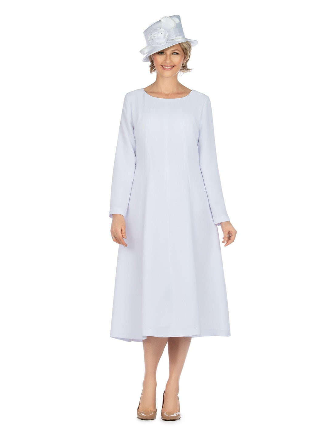 1pc Paneled A-line Simple Dress - Plus Size - Especially Yours