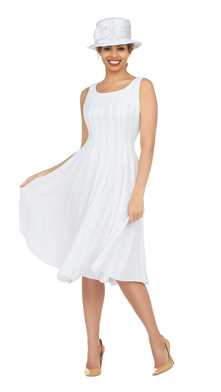 2pc Multi-Paneled Flare Dress w/ Jkt-Plus size