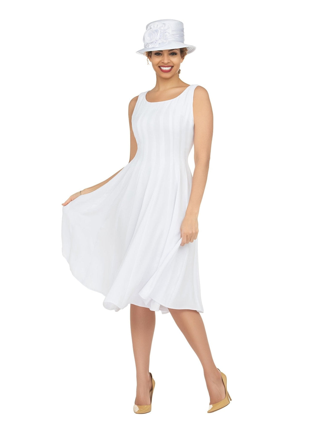 2pc Multi - Paneled Flare Dress w/ Bolero Jkt - Especially Yours