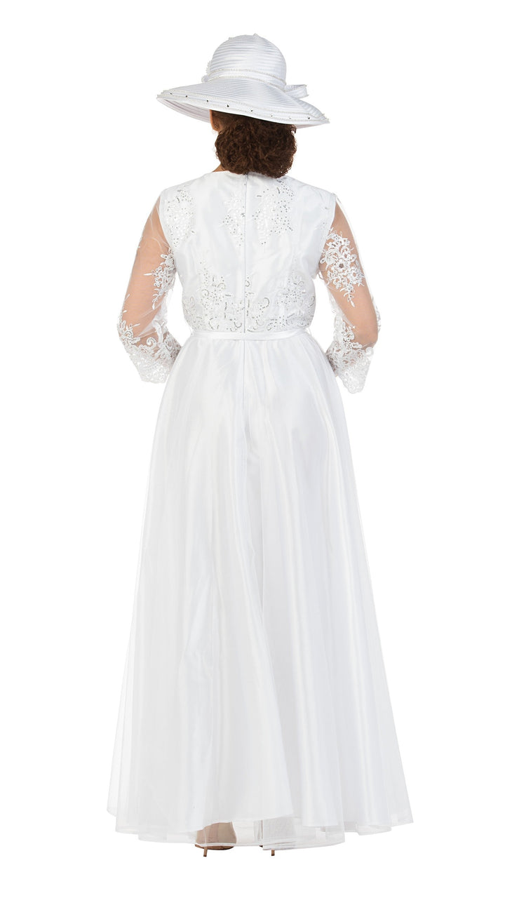1pc Lux Lace Dress w/ Belt-Plus