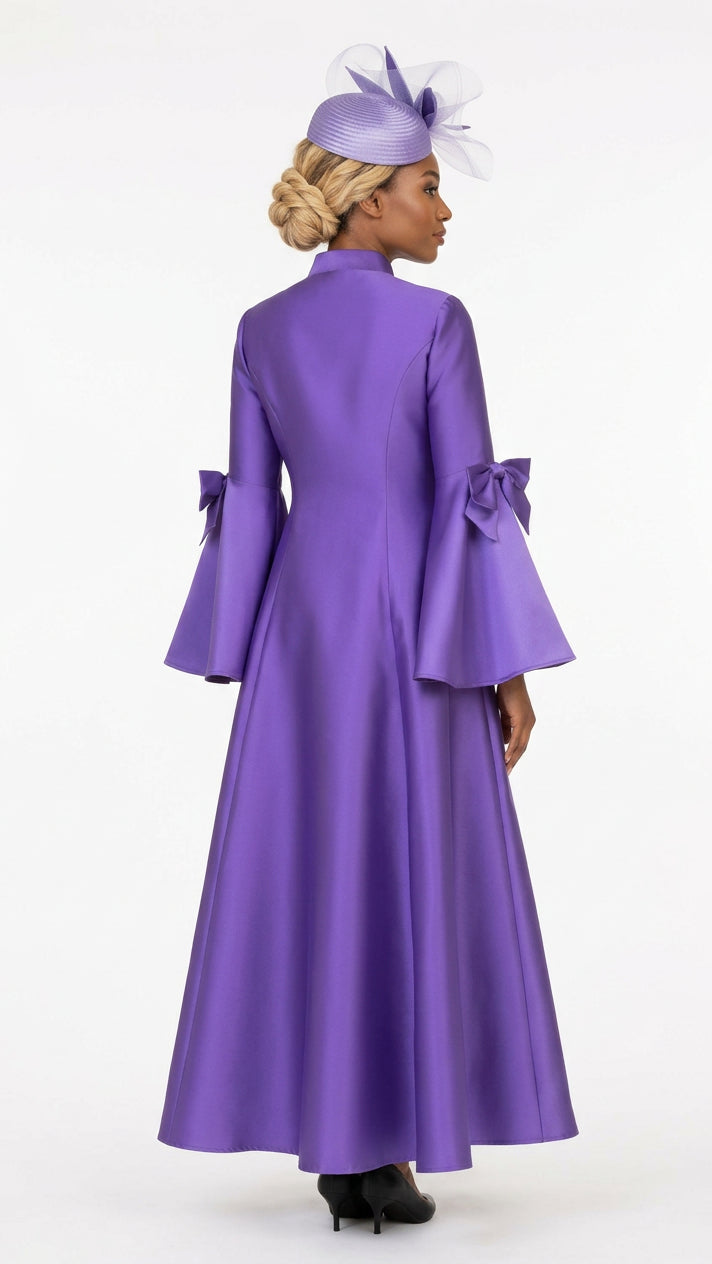 1pc Silky Twill Button Down Robe