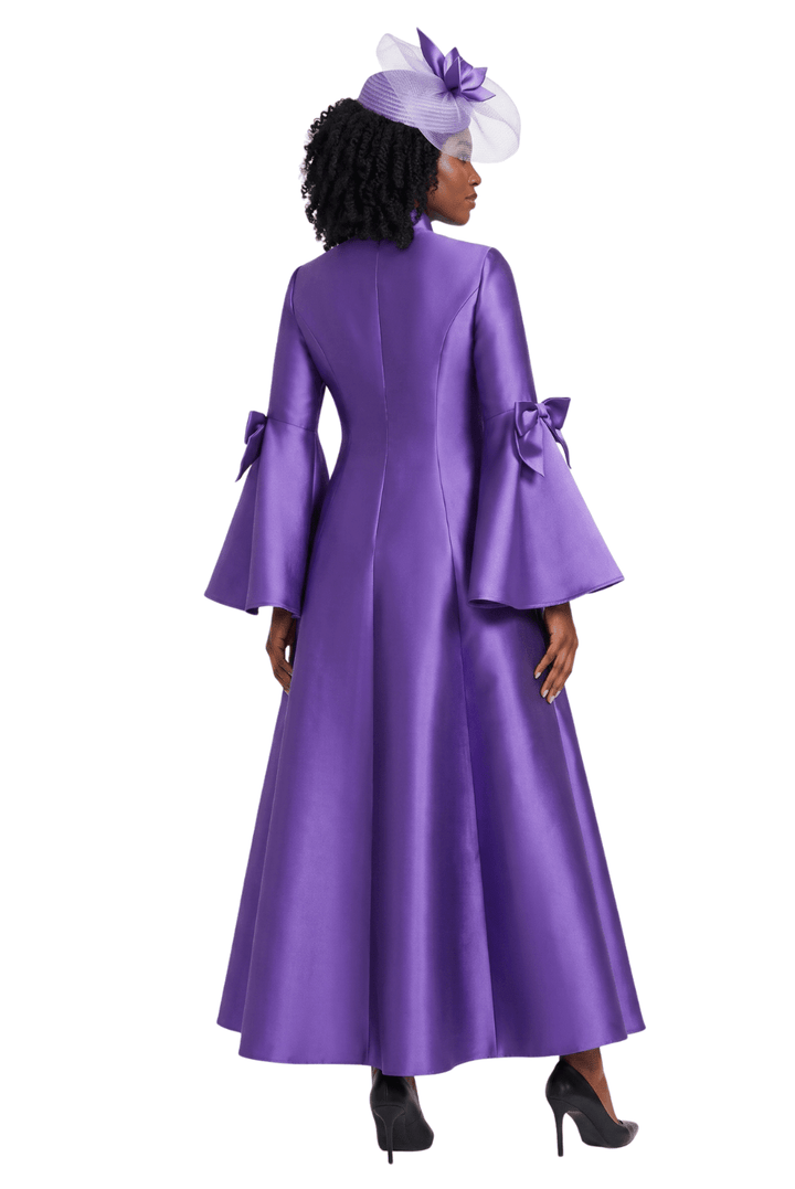 1pc Silky Twill Button Down Robe - Especially Yours