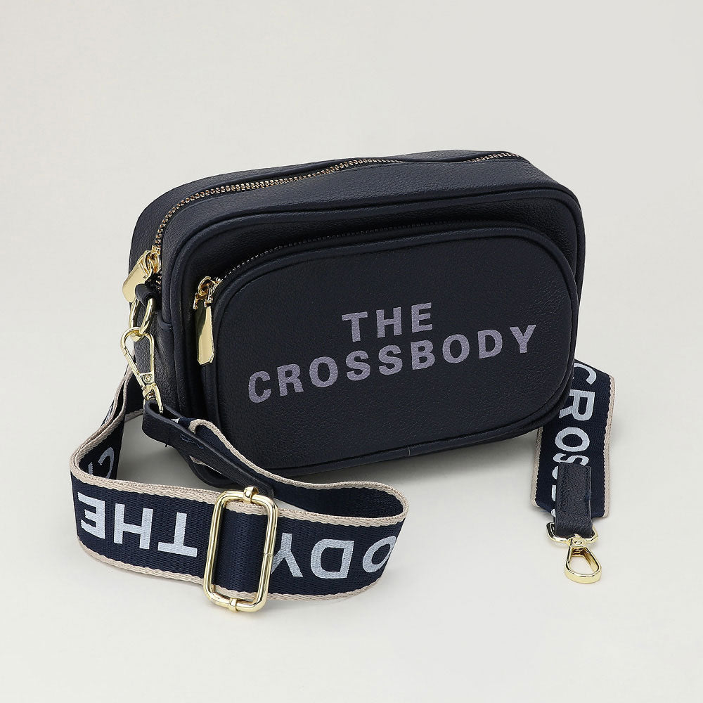 Faux Pebbled Leather Structured Crossbody Bag FSB0017 - Especially Yours