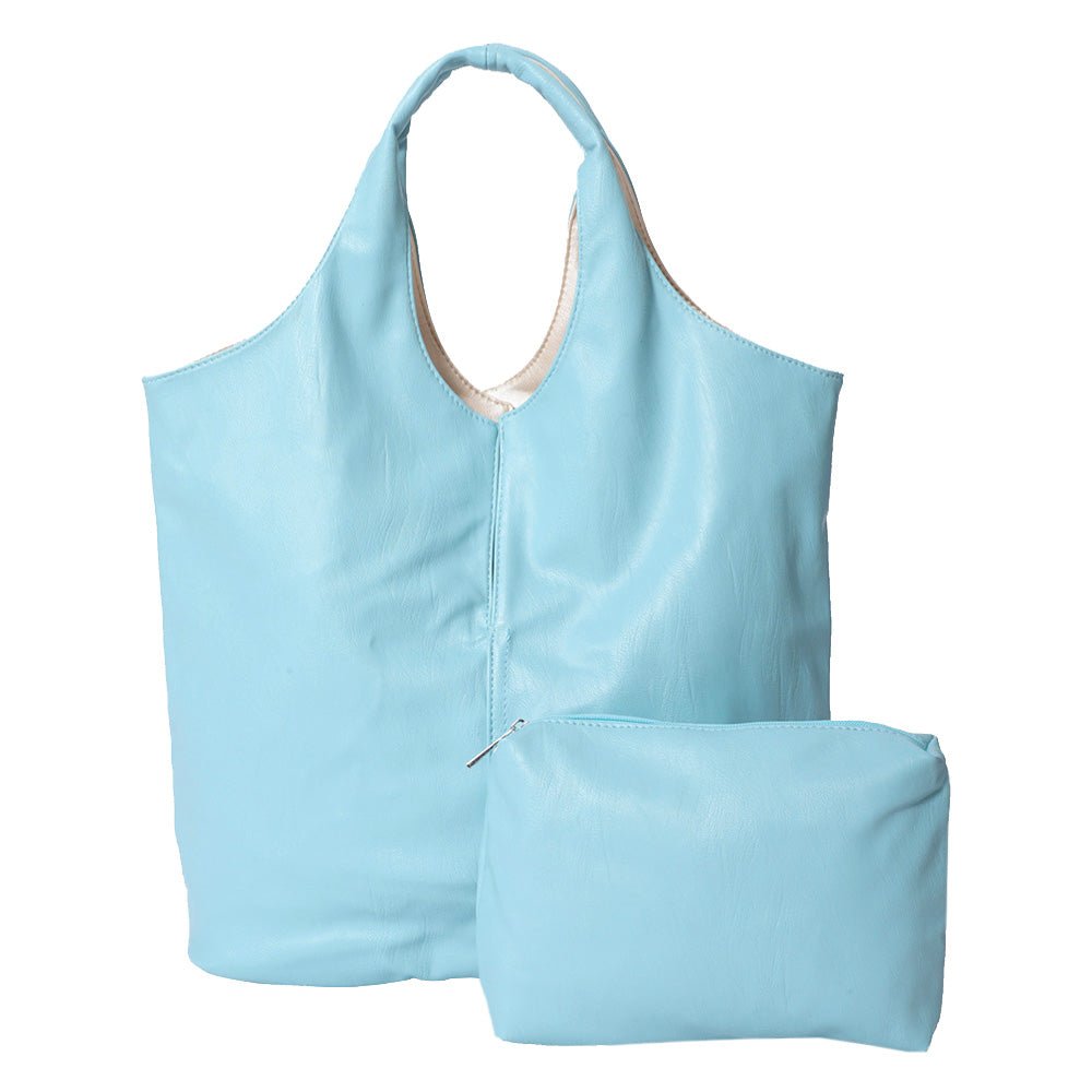 2PCS - Reversible Metallic Tote and Pouch Bags - Especially Yours