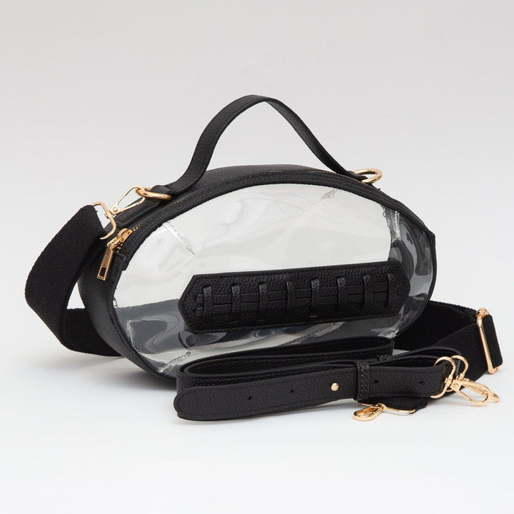 Football Shaped Transparent Crossbody Bag - Especially Yours