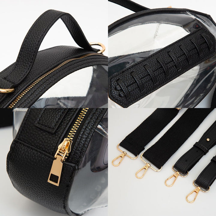Football Shaped Transparent Crossbody Bag - Especially Yours