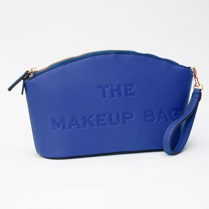 Faux Leather THE MAKE UP BAG Message Pouch Bag Beauty Organizer Bag - Especially Yours
