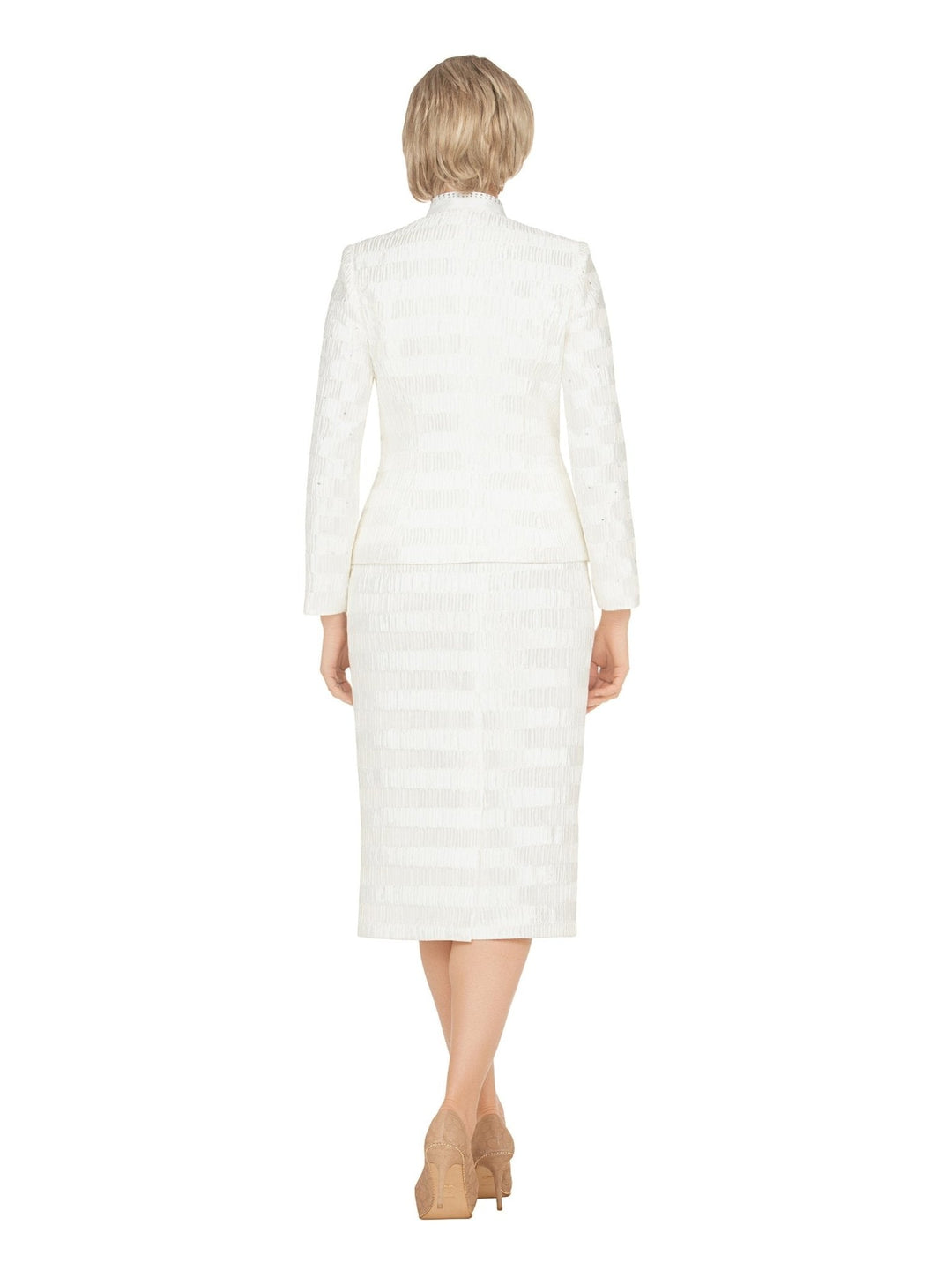 Classic Crinkle Satin 3pc Suit Ensemble - Especially Yours