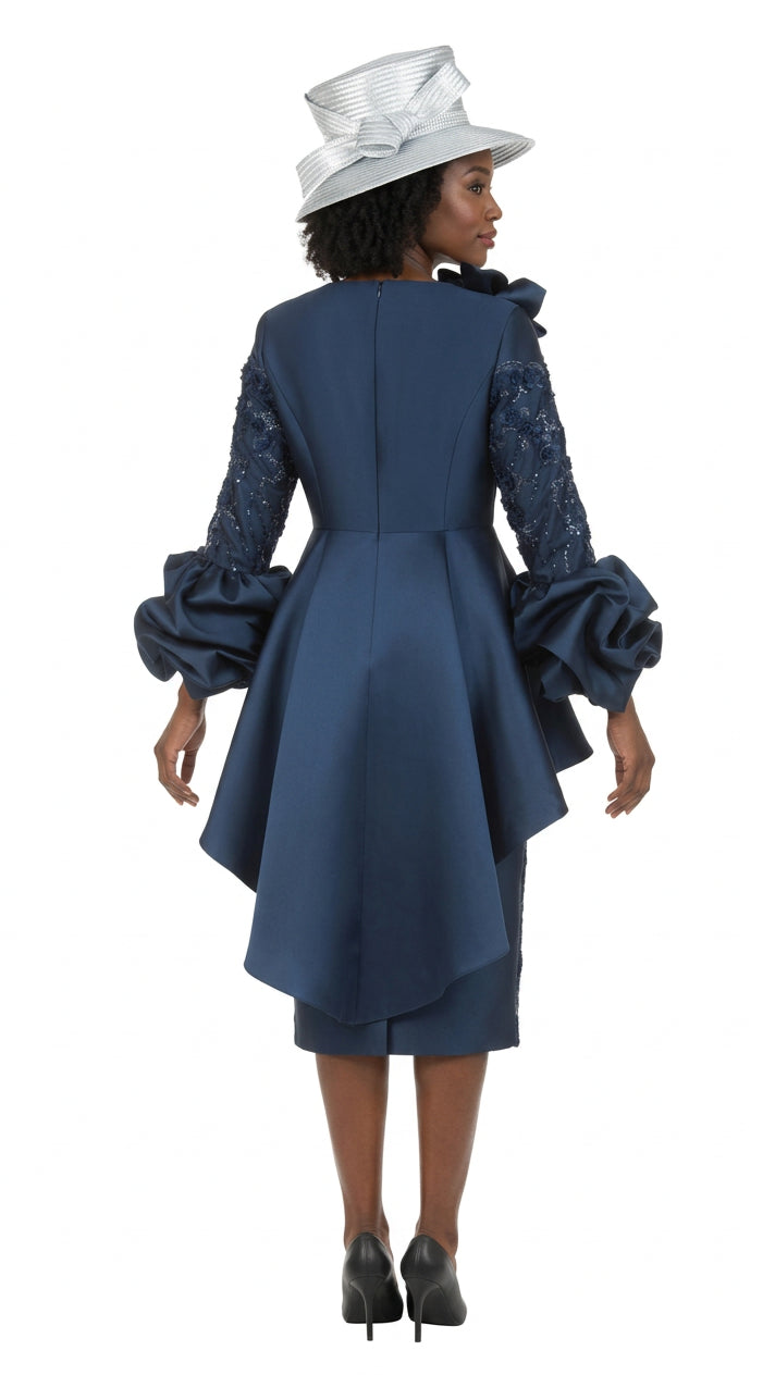 Sculpted Elegance Floral Lace 2pc Skirt Suit