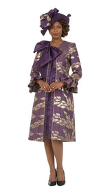 EGGPLANT/GOLD